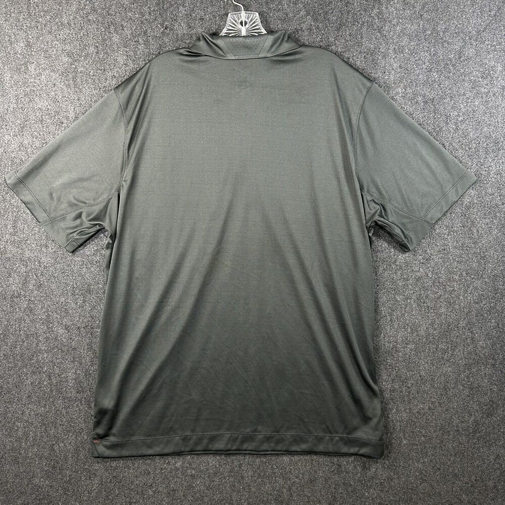 Nike Alabama Crimson Tide Polo Shirt Men’s Extra Large Gray Dri-Fit Team Issued - Picture 4 of 10